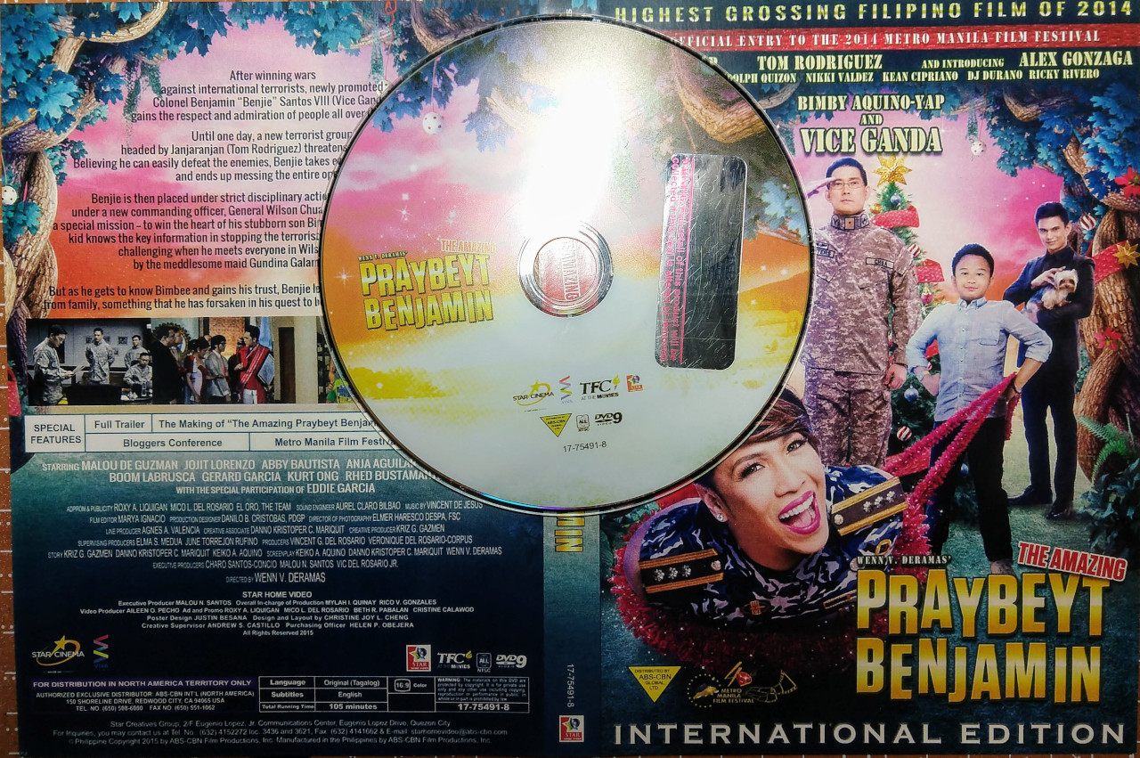 Filipino Tagalog Movies on DVD For Sale The Amazing Praybeyt Benjamin